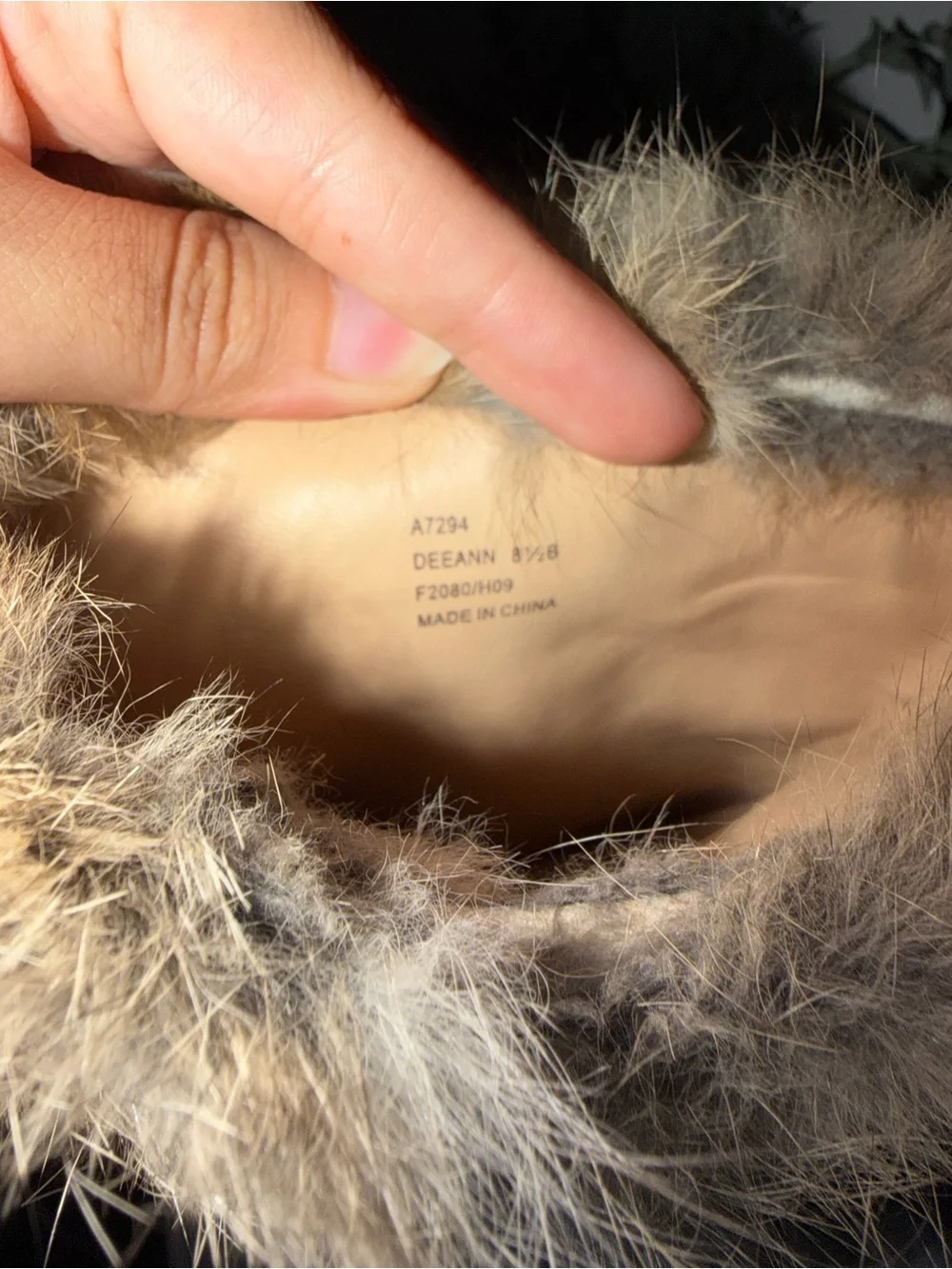 Coach Deeann Fur Trim Boots